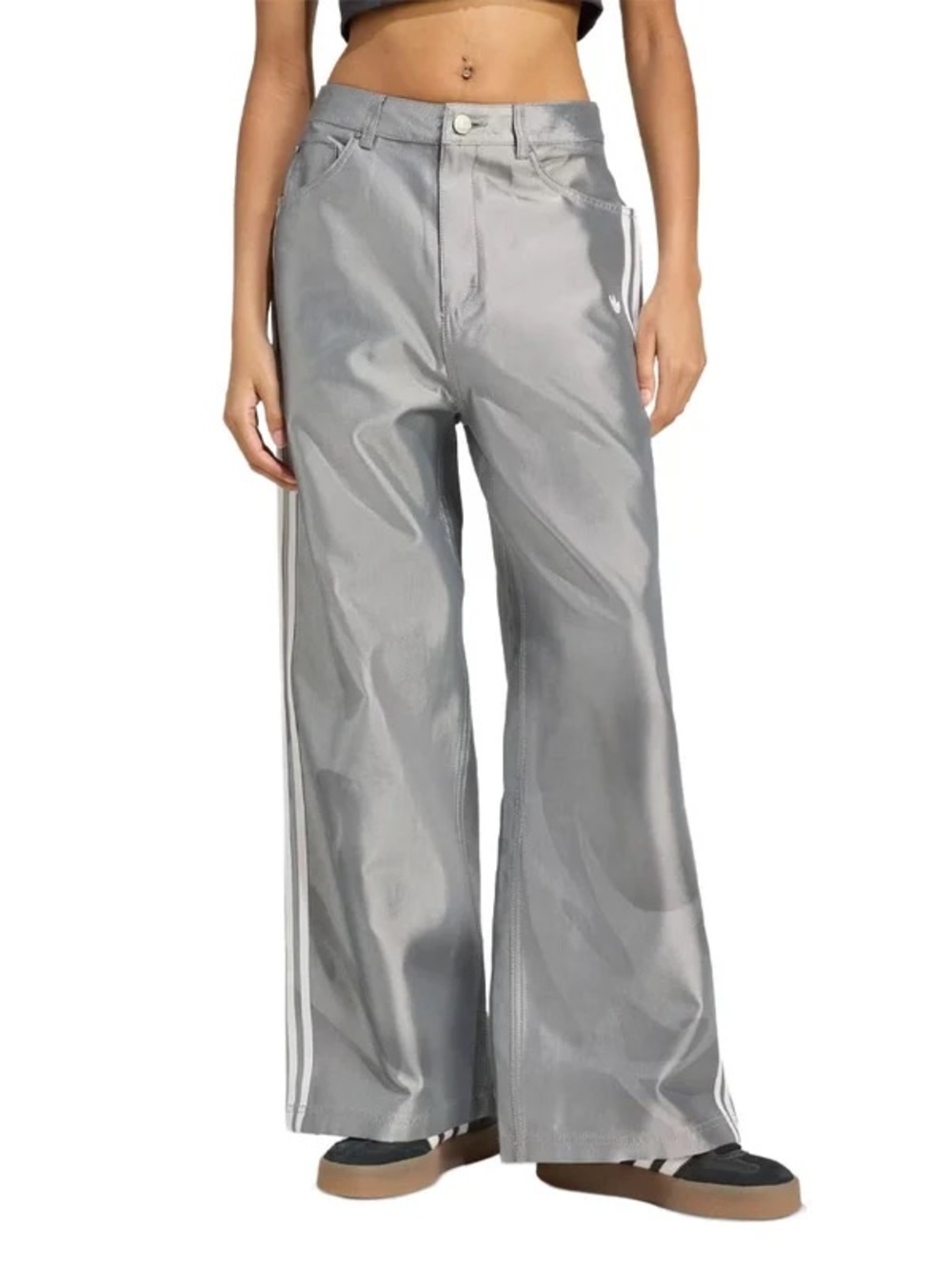 Adidas Adilenium Season 4 Teamgeist Baggy Shine Denim Pants. NWT